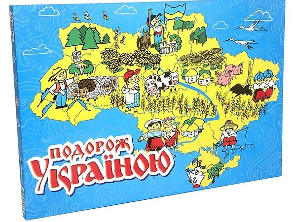 Фото - Настільна гра (5-7 років) Strateg бродилка "Подорож Україною", укр (59)