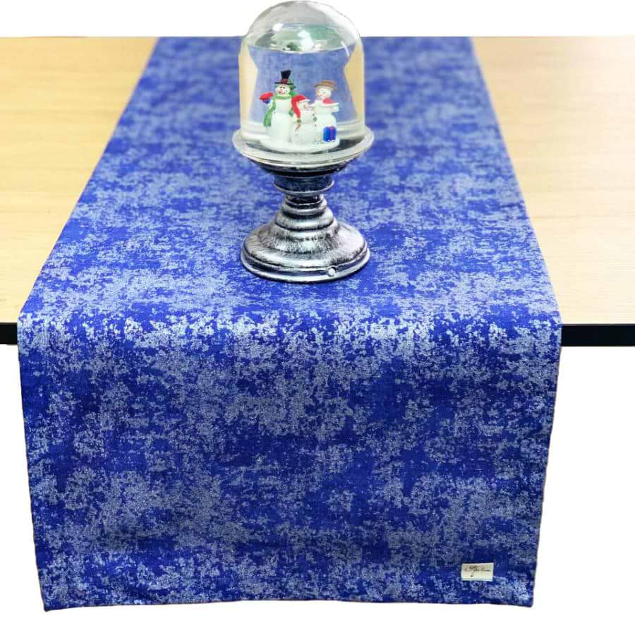 Скатертина раннер Прованс INFINITY синя 40х140 см (031938)