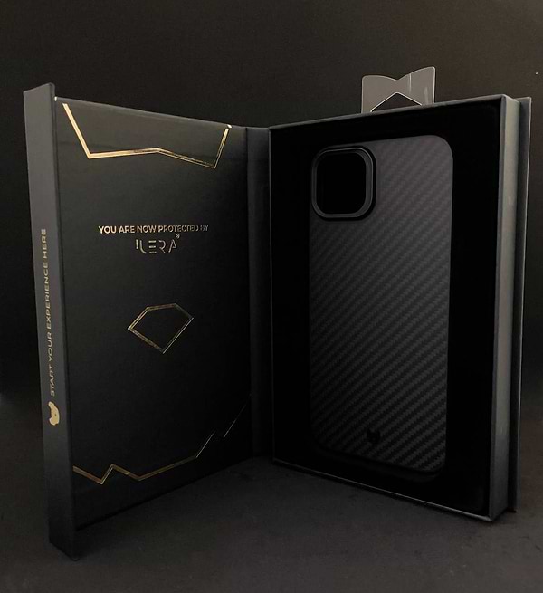 Фото - Чохол для смартфону ILera Carbon Series Full Protection iPhone 15 Plus (iLCS10Bl15PL)