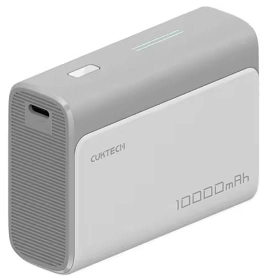 Батарея мобильная CUKTECH PB100 10000 mAh 30W 1C1A Grey - Фото 1
