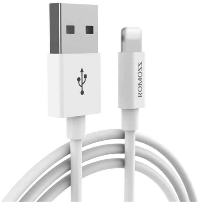 Кабель Romoss CB12 USB-Lightning 5V2.4A 1m White (CB12-101-04H)