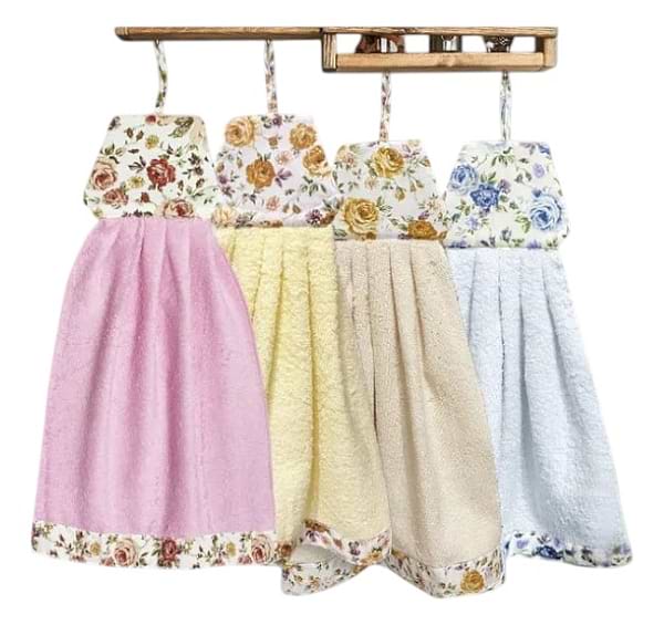 Фото - Набір рушників Zastelli махрові Сукня для кухні 34х50 см 4 шт. (20813)