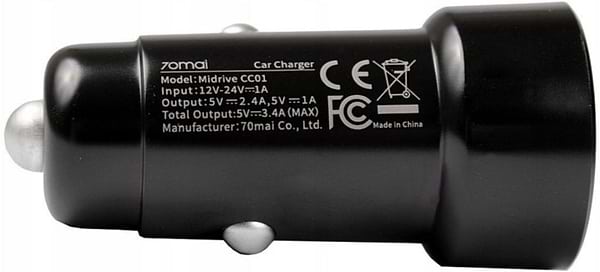 Фото - Автомобильное зарядное устройство 70mai Dash Cam Accessory D1 (CC01)