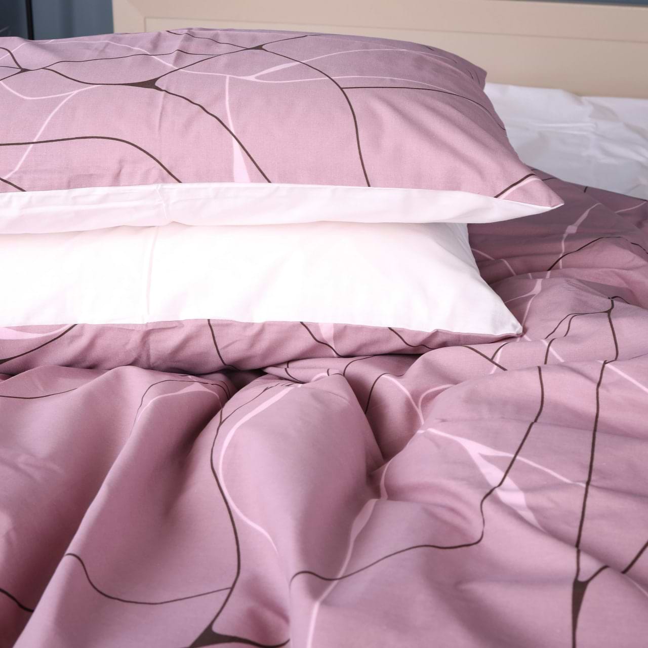 Наволочка MirSon 70х70 см 17-0810 Accents pink Бязь (2200011493848)