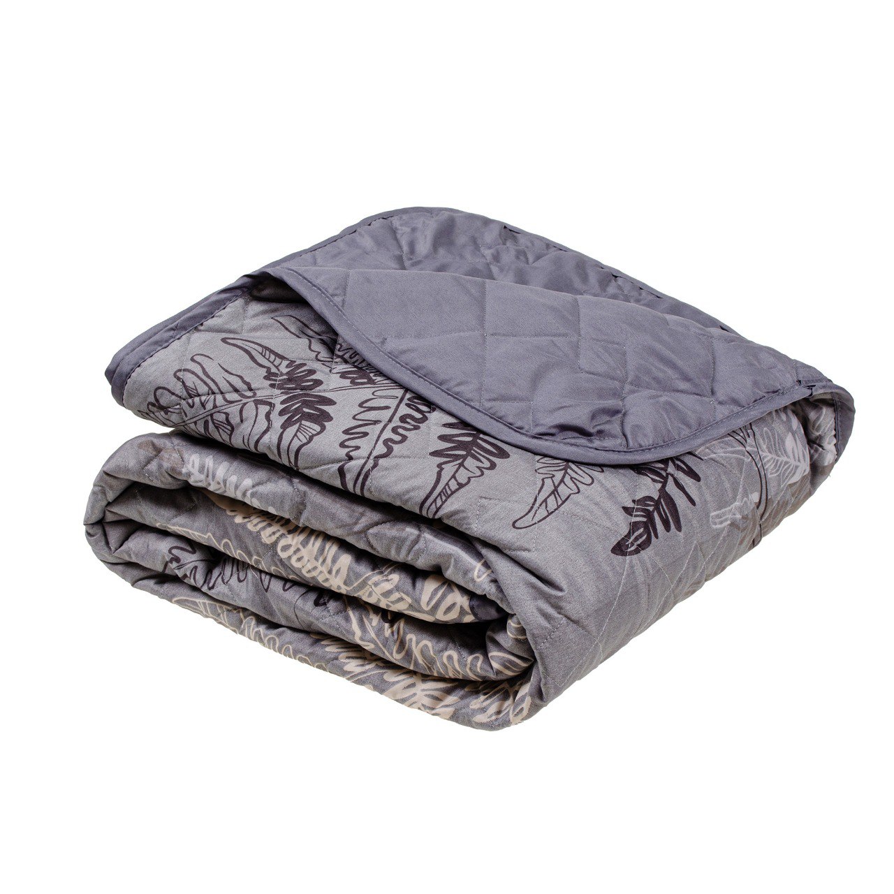 Покривало двоспальне Home Line 210(215)х220 (60) мікрофібра Папороть (175483)