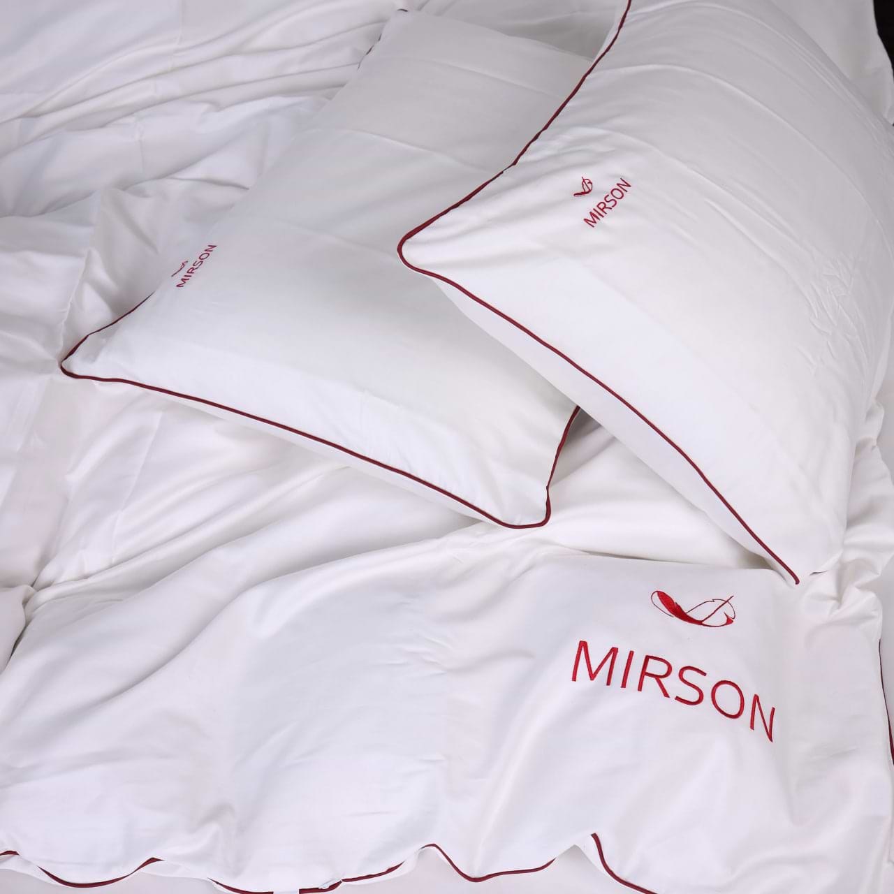 Наволочка MirSon Сатин Corner Moko White 40x60 см (2200001484566)