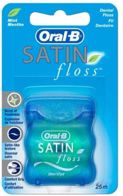 Фото - Зубна нитка Oral-B Сетін Флосс М'ята 25м