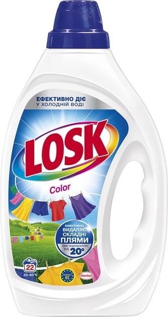 Гель для прання Losk Колір 0.99л, 22 цикла