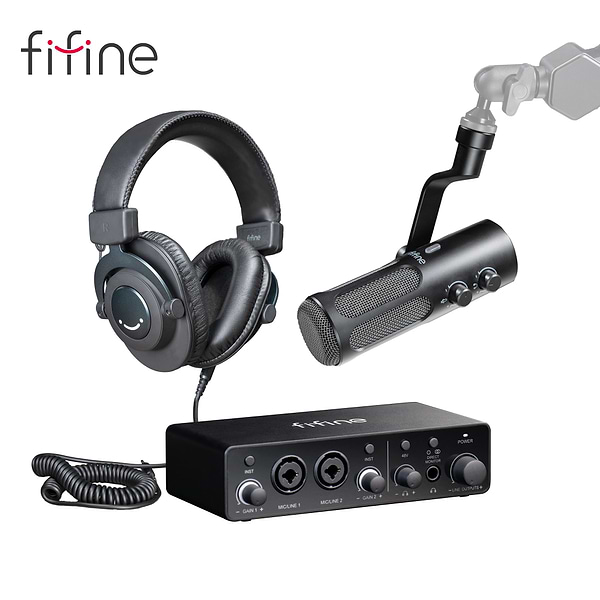 Фото - Мікрофон до комп'ютера Fifine Tank 3 USB/XLR Black