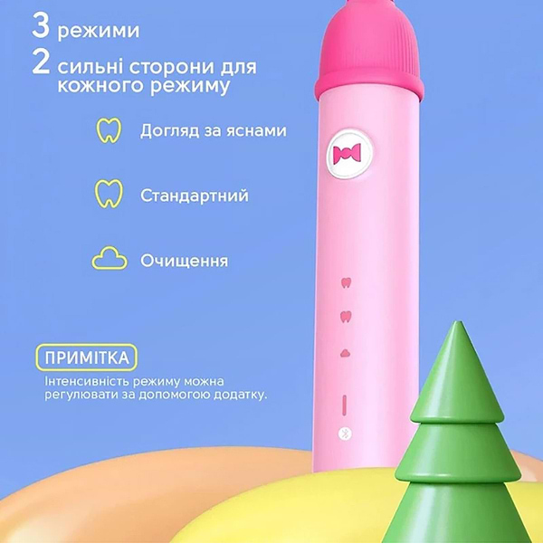 Фото - Зубна щітка електрична Bitvae Smart K7S Kids Pink (K7S-p)