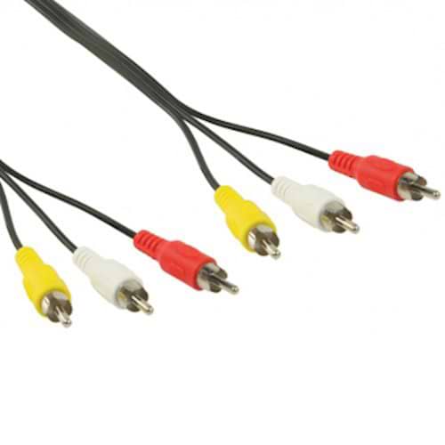 Кабель 3.5 мм - RCA Piko 3xRCA M - 3xRCA M 3m (1283126473968) - Фото 1
