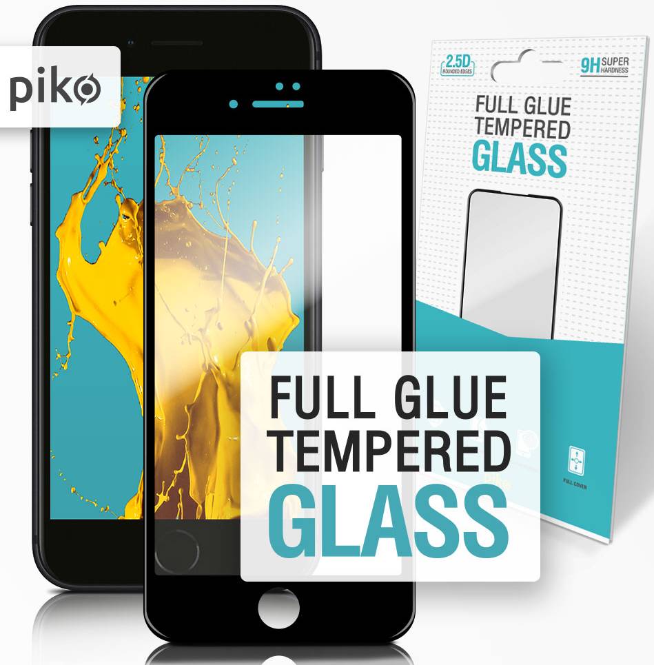 Захисне скло для смартфону Piko 9H for Apple iPhone 8+ / iPhone 7+ Black (1283126492983)