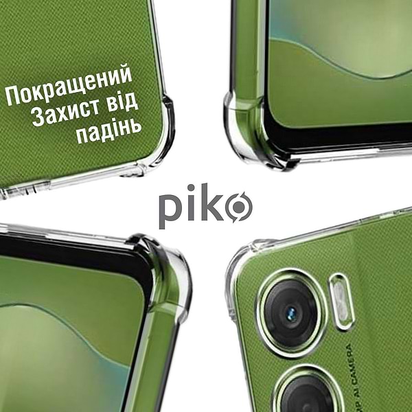 Фото - Чохол для смартфону Piko TPU Shockproof for Motorola Moto G06/G06 Power Transparent (1283126632945)