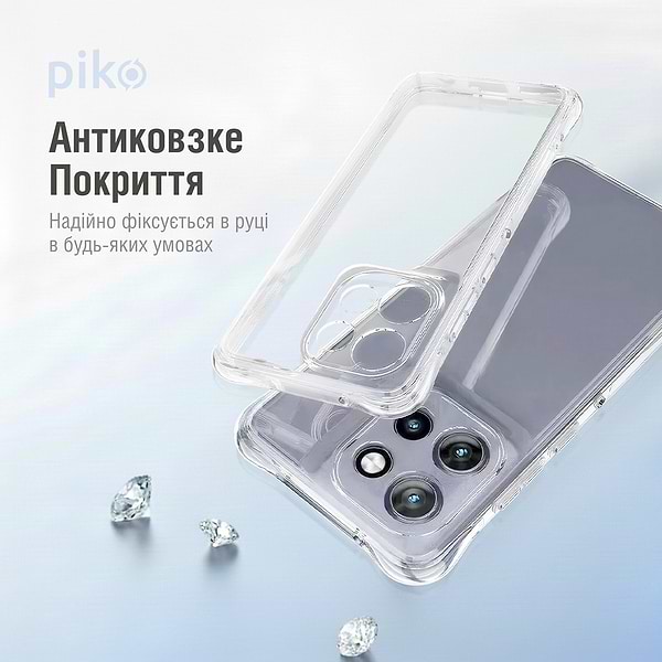 Фото - Чохол для смартфону Piko TPU Shockproof for Motorola Moto G86 Power Light (1283126632969)