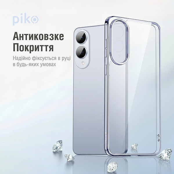 Фото - Чехол для смартфона Piko TPU Shockproof for Samsung Galaxy S25 Edge Light (1283126632990)