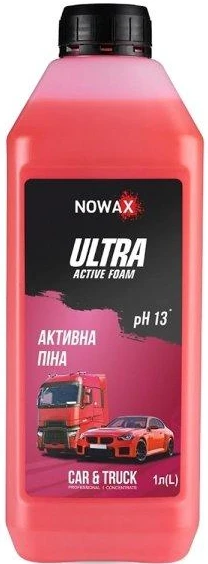 Пена для мойки авто NOWAX ULTRA ACTIVE FOAM 1 л 1:150 ;1:90 (NX01181)