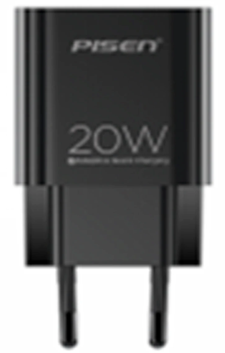 Сетевое зарядное устройство Pisen Quick 20W USB-C Power Adapter (EU) Black (A829-120167C-EU1)