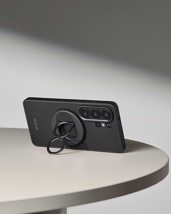 Фото - Чохол для смартфону Pitaka Cairn ProGuard Classic Twill 600D Black/Grey for Samsung Galaxy S26 Ultra (PBS2601U)