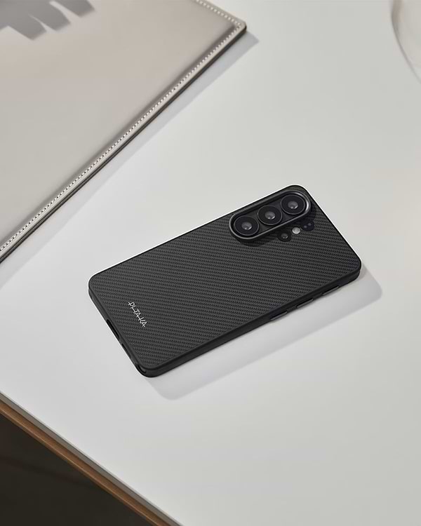 Фото - Чохол для смартфону Pitaka Cairn ProGuard Classic Twill 600D Black/Grey for Samsung Galaxy S26 Ultra (PBS2601U)