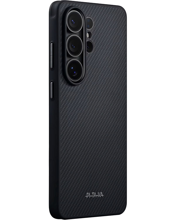 Фото - Чохол для смартфону Pitaka Cairn ProGuard Classic Twill 600D Black/Grey for Samsung Galaxy S26 Ultra (PBS2601U)