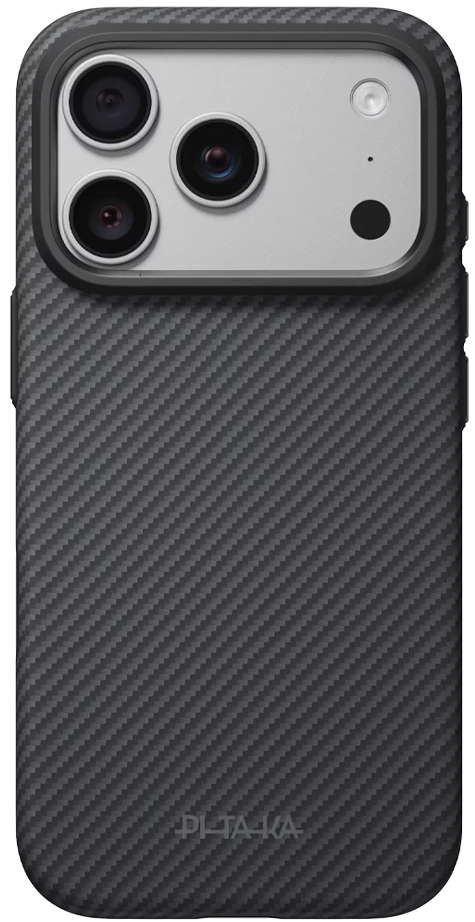 Чохол для смартфону Pitaka Summa Supreme Craft Case Twill Black/Grey for iPhone 18 Pro/17 Pro (KI1801SP)