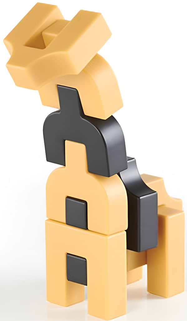 Фото - Пластиковий конструктор Guidecraft IO Blocks Дорожній набір із доповненою 3d реальністю, 59 деталей (G9604)