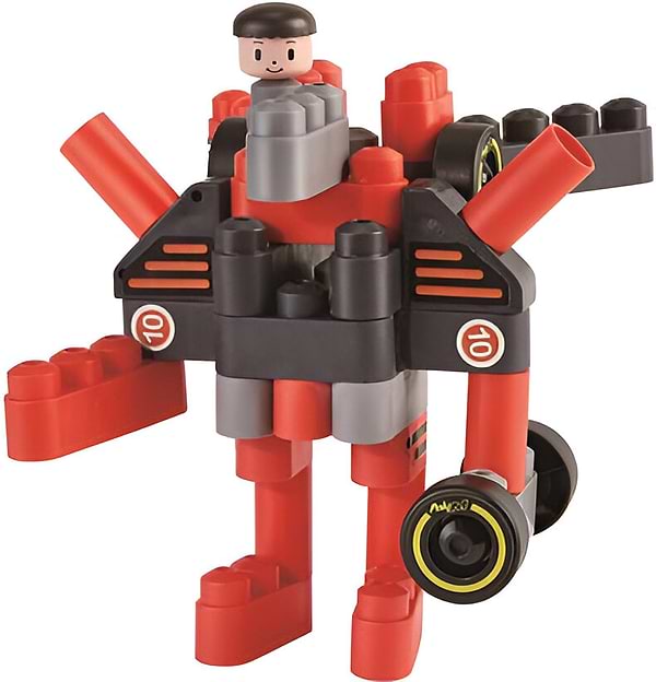 Фото - Пластиковий конструктор PolyM Гоночний автомобіль 31 деталь (760020)