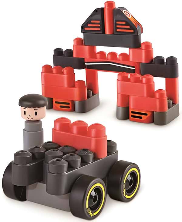 Фото - Пластиковий конструктор PolyM Гоночний автомобіль 31 деталь (760020)