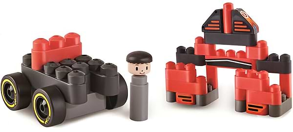 Фото - Пластиковий конструктор PolyM Гоночний автомобіль 31 деталь (760020)