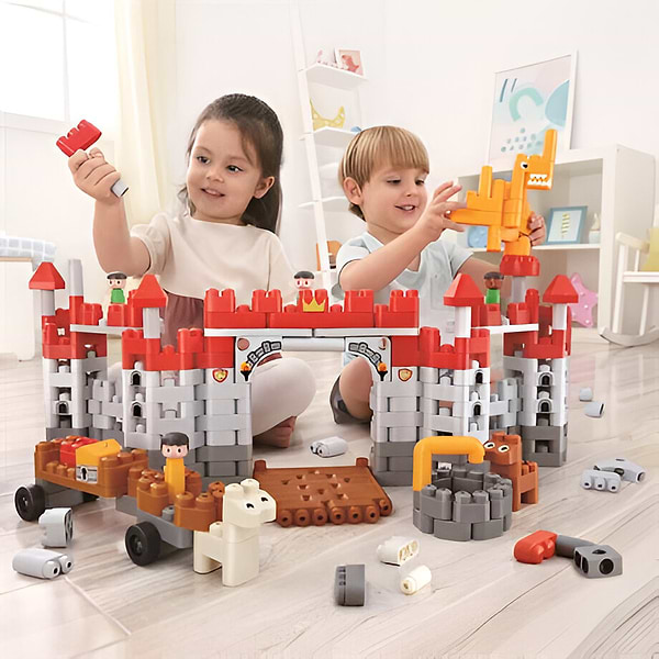 Фото - Пластиковый конструктор PolyM Средневековый замок 310 деталей (760026)