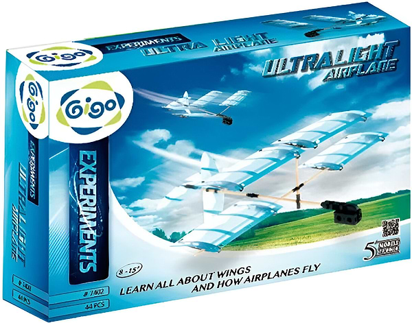 Фото - Пластиковий конструктор Gigo Експерименти Аероплан 44 деталі (7402)