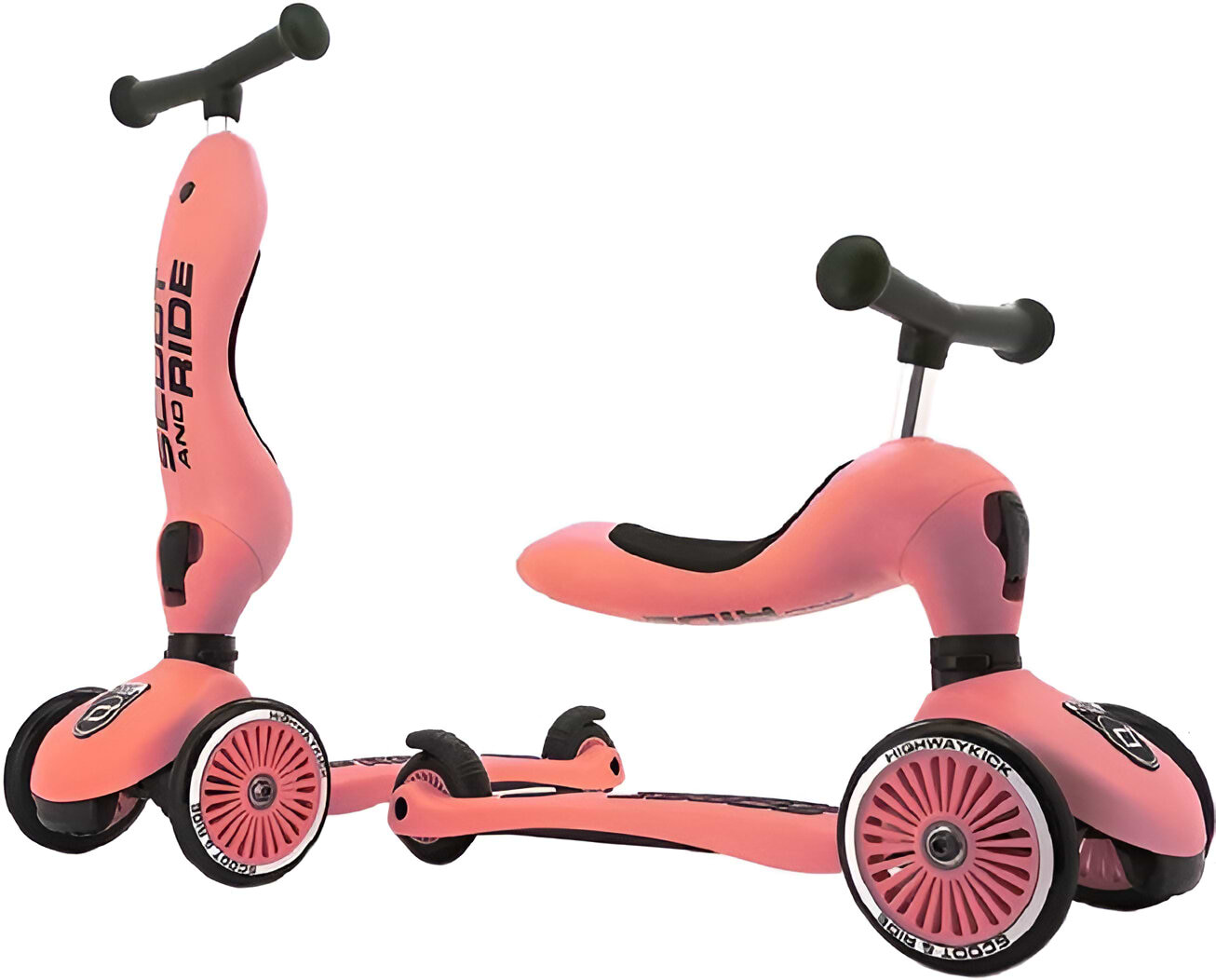 Трёхколёсный самокат Scoot&Ride Highwaykick-1 (SR-160629-PEACH)