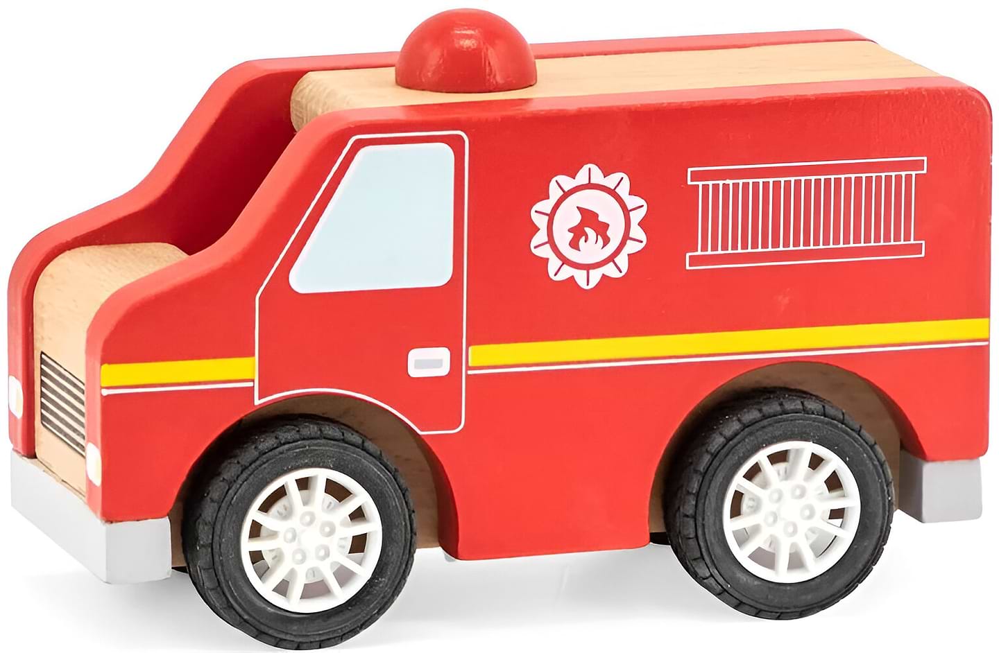 Базовый игровой транспорт для малыша Viga Toys Пожарная (44512)