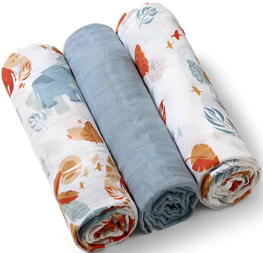 Набор пеленок BabyOno 3 шт. Dark Gray (348-07)