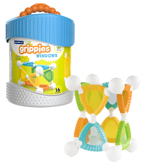 Фото - Магнитный конструктор Guidecraft Grippies Windows, 16 деталей (G8315)