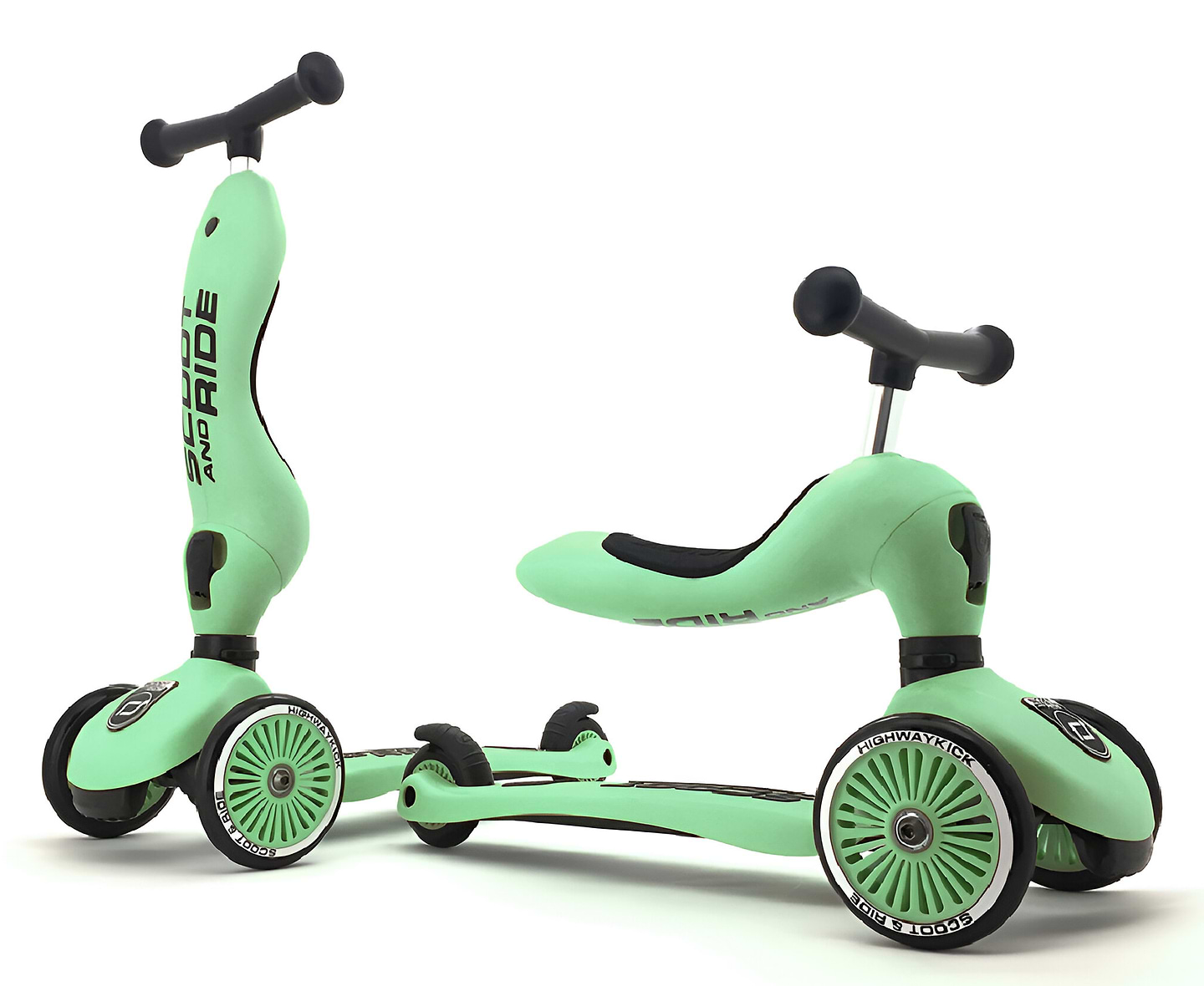 Трёхколёсный самокат Scoot&Ride Highwaykick-1 Киви (SR-160629-KIWI)