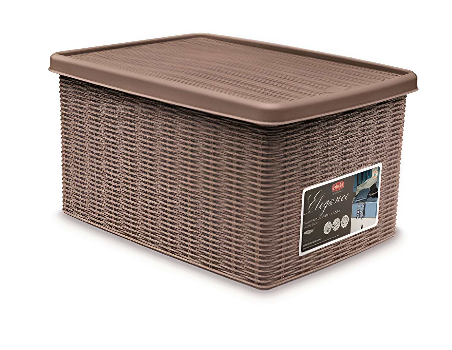 Корзина для белья Stefanplast ELEGANCE 39х29х21 см (30012)