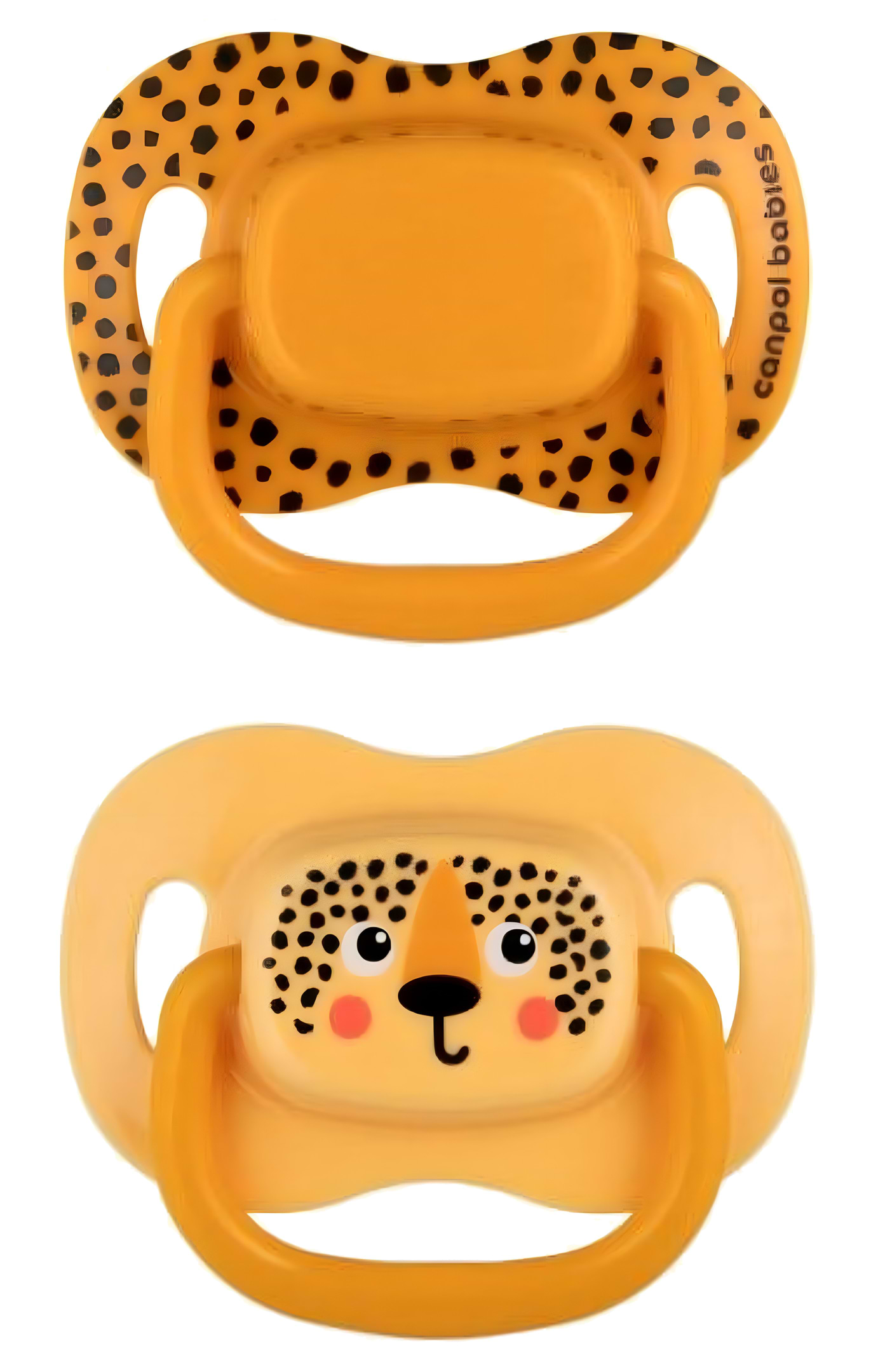 Симметричная пустышка Canpol babies BabiesBoo 18+ мес 2 шт. - оранжевая (34/929_ora)
