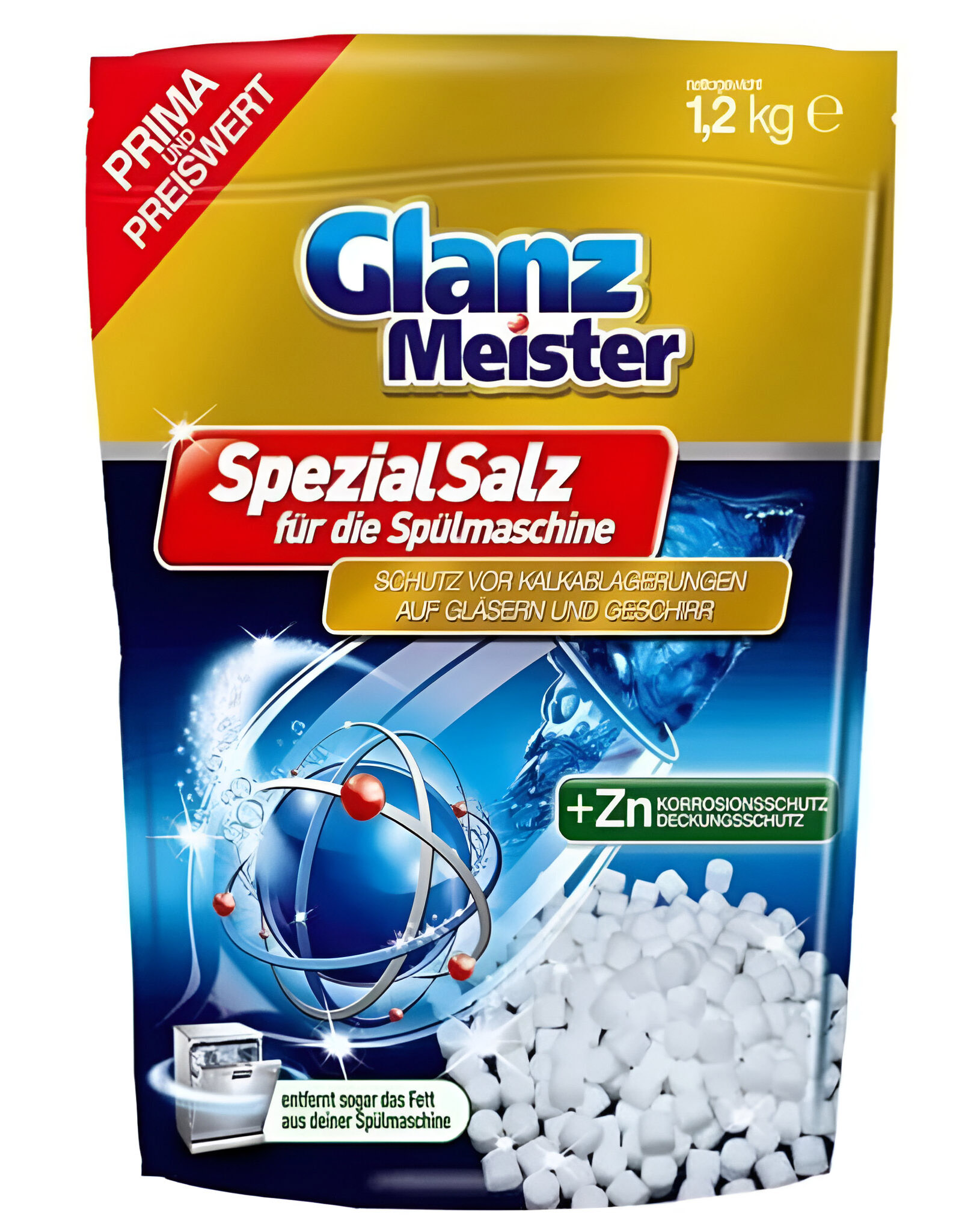 Сіль для посудомийної машини Glanz Meister 1,2 кг (4260418931471) - Фото 1