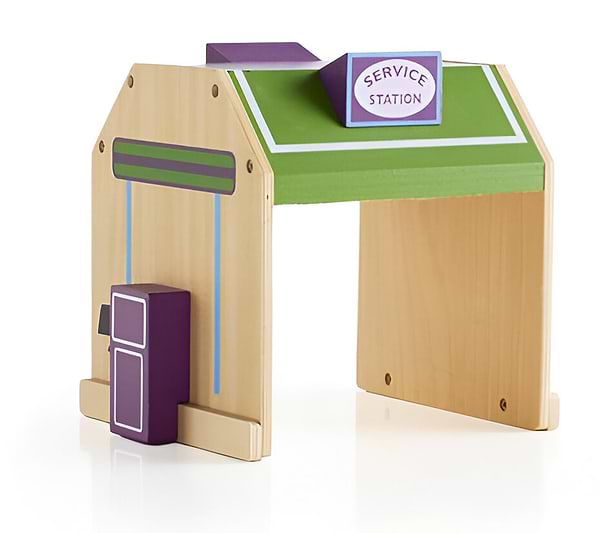 Фото - Залізнична техніка набір Guidecraft Block Play до дороги з дерева 6 шт. (G6716)