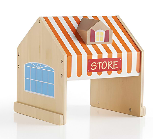 Фото - Залізнична техніка набір Guidecraft Block Play до дороги з дерева 6 шт. (G6716)