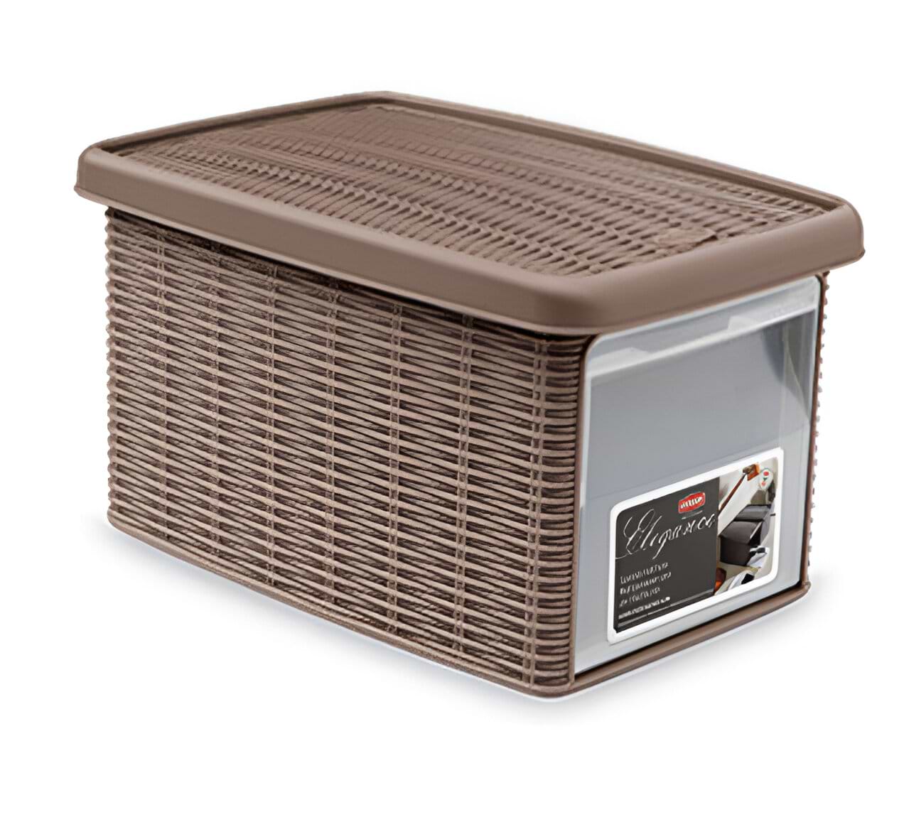 Корзина для белья Stefanplast ELEGANCE S 29х19х16 см (30021)