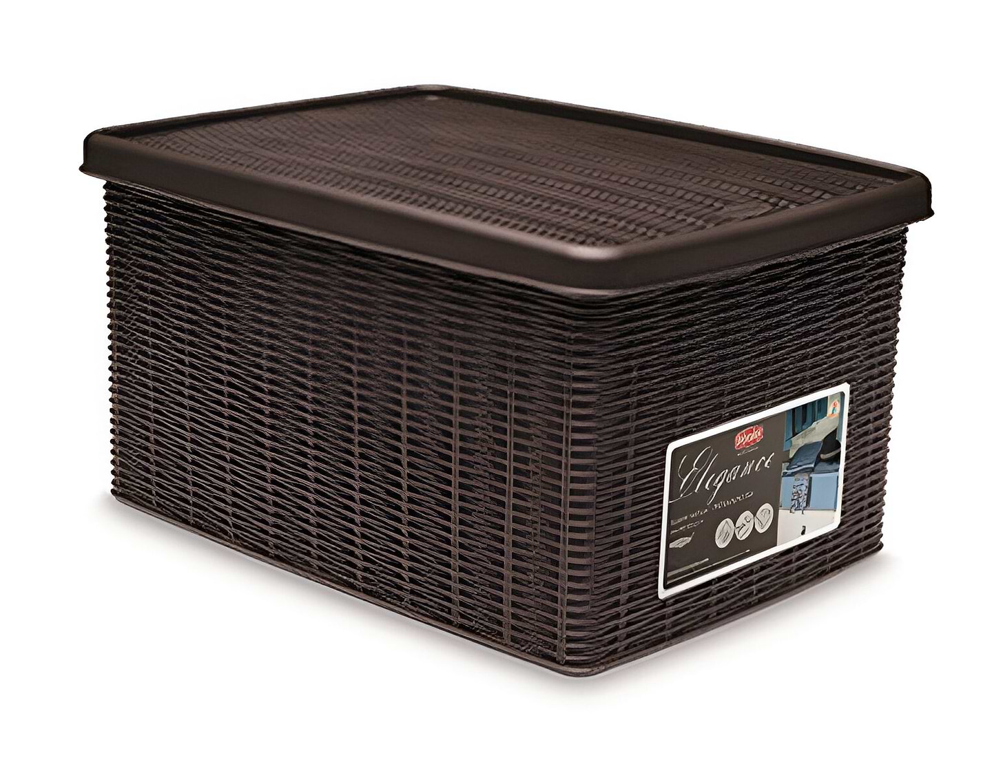 Корзина для белья Stefanplast ELEGANCE S 39х29х21 см (30011)