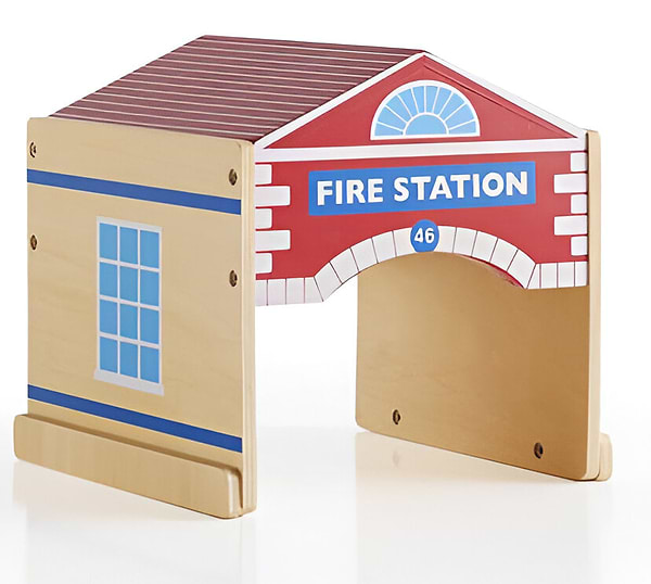 Фото - Залізнична техніка набір Guidecraft Block Play до дороги з дерева 6 шт. (G6716)