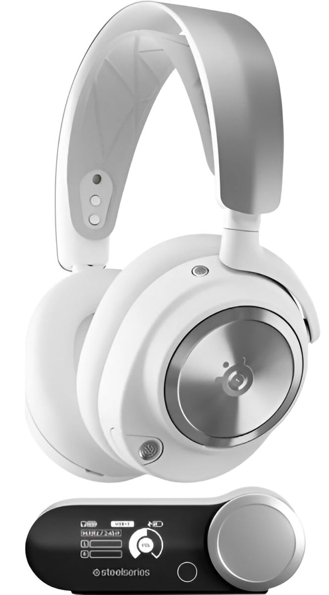 Гарнитура беспроводная игровая SteelSeries Arctis Nova Pro Wireless ANC White (61524) - Фото 1