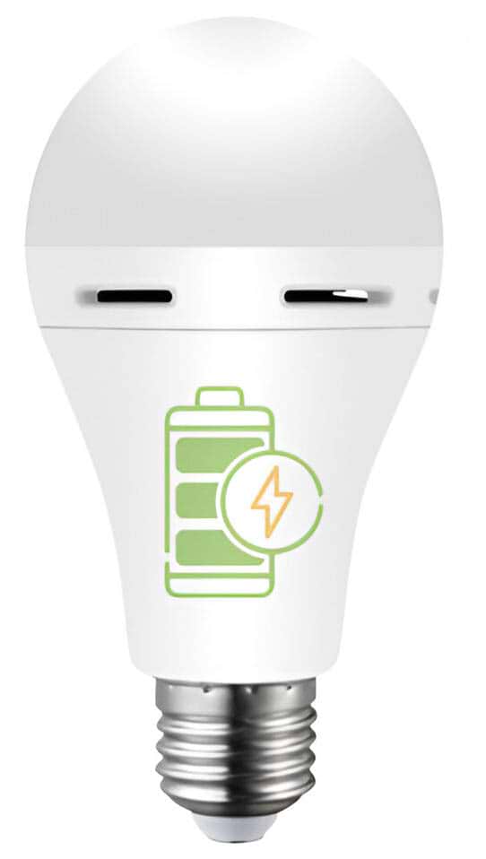 Фото - Лампочка світлодіодна акумуляторна Cata Е27 LED CT-4229 АС9W DC3W 6400K