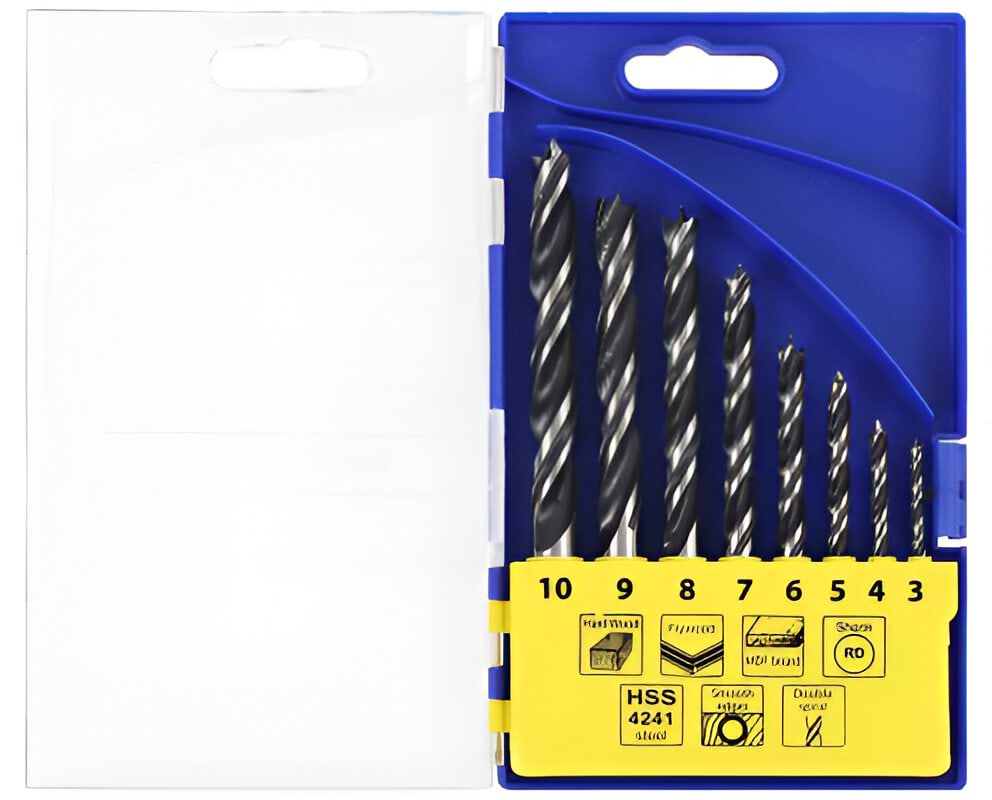 Набор сверл S&R 3-10 мм 8 шт. (216801008)