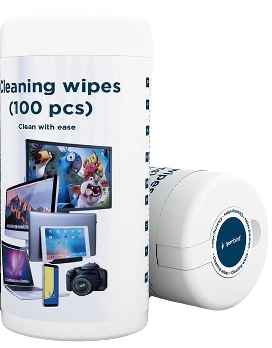 Засіб для чищення екранів Gembird for TFT/LCD, 100 шт. (CK-WW100-01) - Фото 1