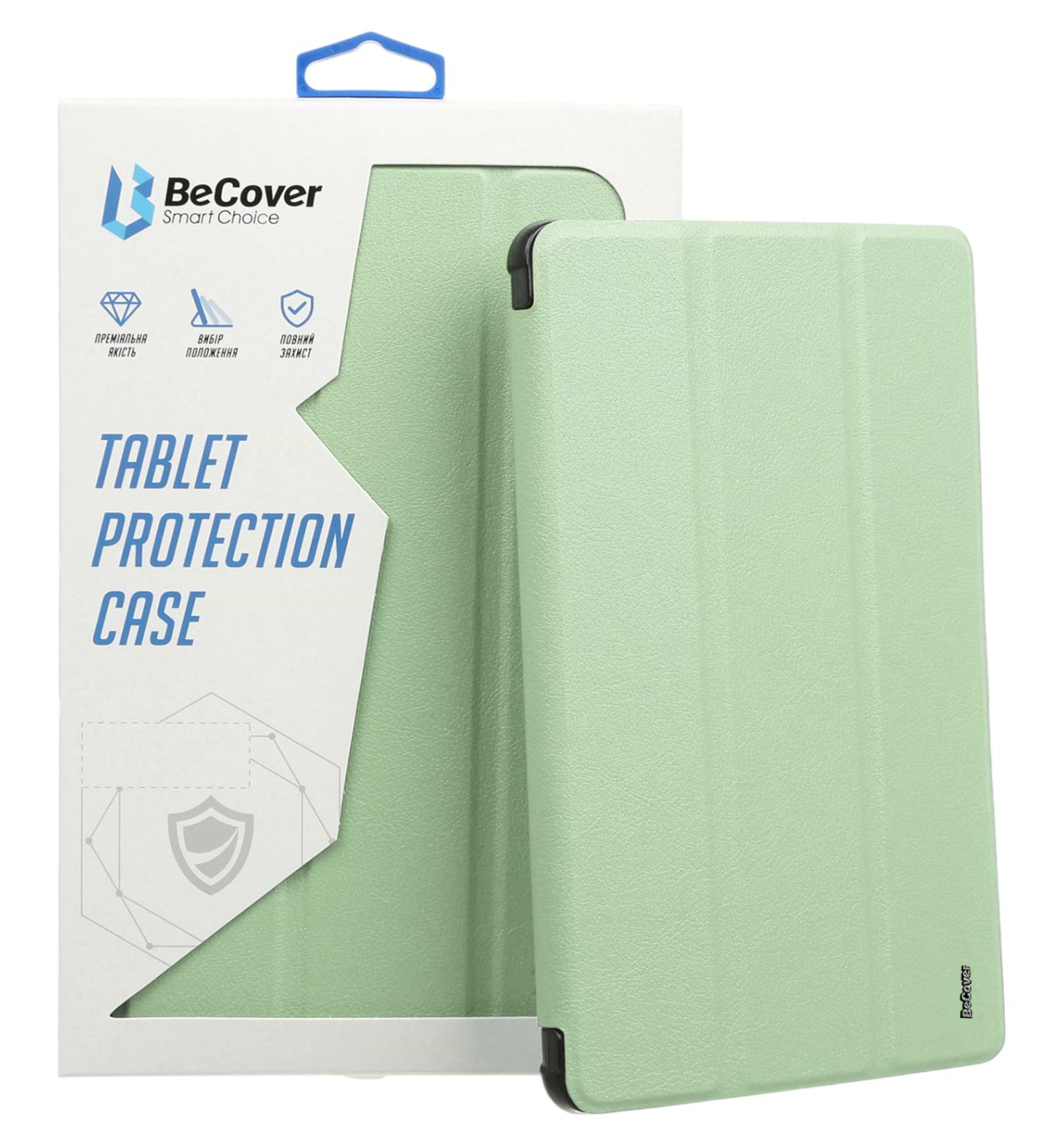 Чохол для планшета Becover Tri Fold Soft TPU с креплением Apple Pencil для Apple iPad Air 11" M2/M3 (2024/2025) Green (711402) - Фото 1