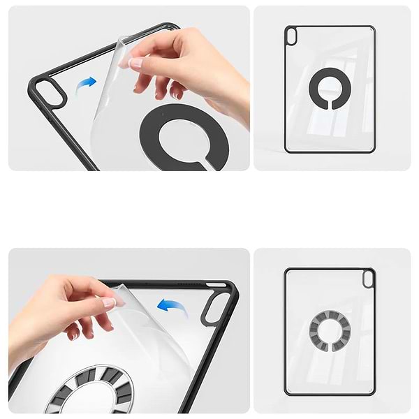 Фото - Чохол для планшета BeCover Ultra Slim Origami Flex з кріпленням Apple iPad Air 11" M2/M3 (2024/2025) Black (712975)